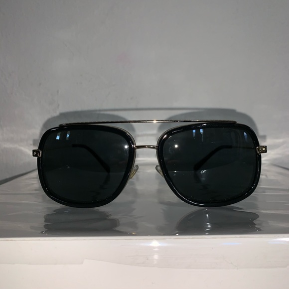 black and gold versace shades